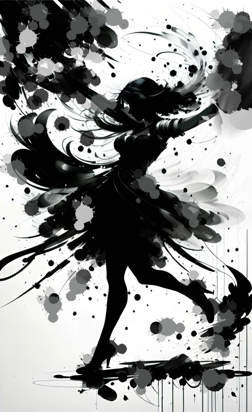 a visual design of a dancing memory, a dancers memories